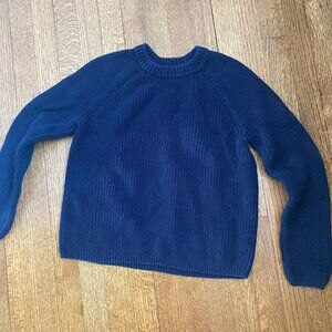 Jenni Kayne blue cotton sweater, size small